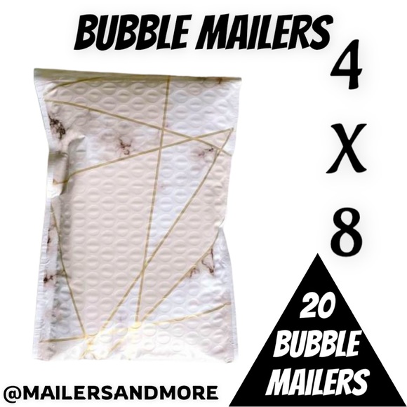 Other - 20 4X8 Marble Bubble Mailers, Shipping Envelopes PRICE IS FIRM
